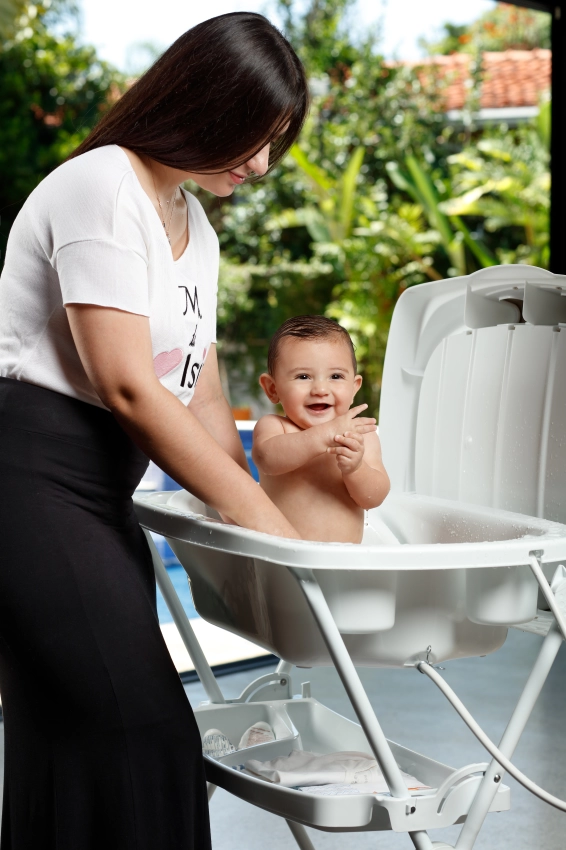 Banheira com Trocador para Bebé
